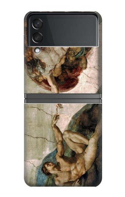 S0179 Michelangelo Creation of Adam Case For Samsung Galaxy Z Flip 4