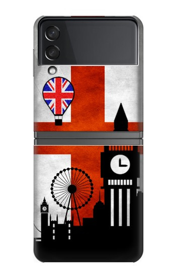 S2979 England Football Soccer Case For Samsung Galaxy Z Flip 4