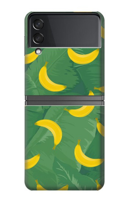 S3286 Banana Fruit Pattern Case For Samsung Galaxy Z Flip 4