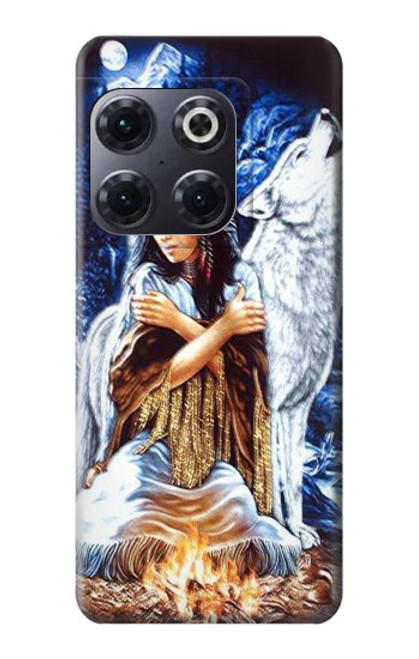 S0147 Grim Wolf Indian Girl Case For OnePlus 10T