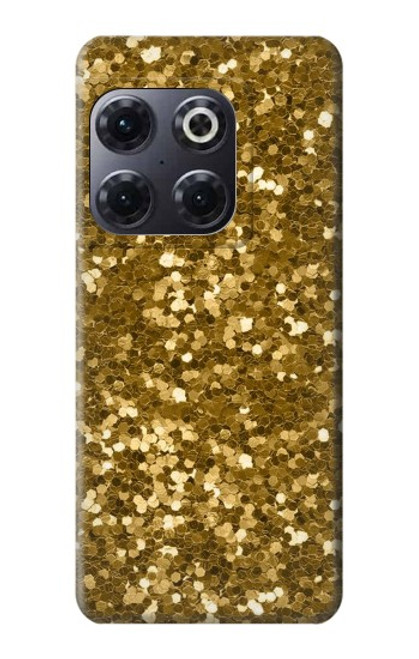 S3388 Gold Glitter Graphic Print Case For OnePlus 10T