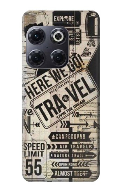 S3441 Vintage Travel Case For OnePlus 10T