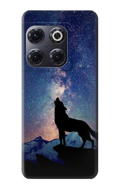 S3555 Wolf Howling Million Star Case For OnePlus 10T