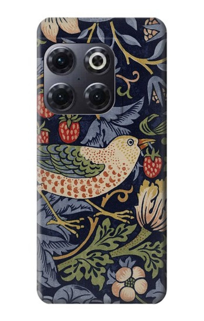 S3791 William Morris Strawberry Thief Fabric Case For OnePlus 10T