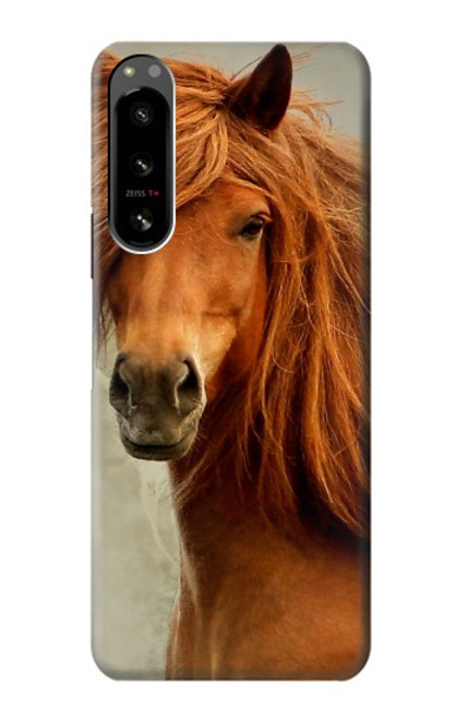 S1595 Beautiful Brown Horse Case For Sony Xperia 5 IV