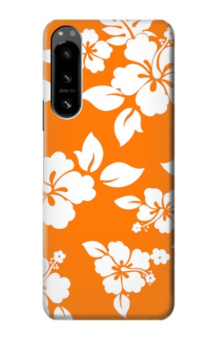 S2245 Hawaiian Hibiscus Orange Pattern Case For Sony Xperia 5 IV