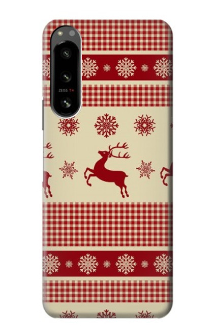 S2310 Christmas Snow Reindeers Case For Sony Xperia 5 IV