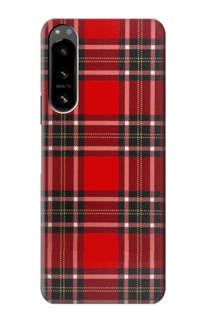 S2374 Tartan Red Pattern Case For Sony Xperia 5 IV