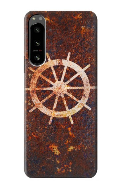 S2766 Ship Wheel Rusty Texture Case For Sony Xperia 5 IV