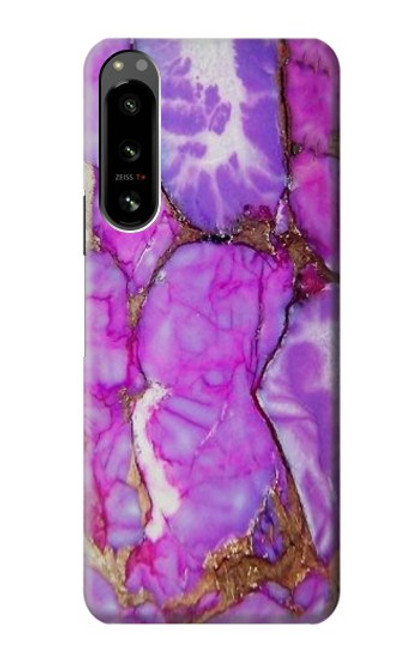 S2907 Purple Turquoise Stone Case For Sony Xperia 5 IV