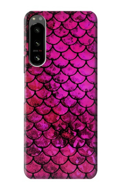 S3051 Pink Mermaid Fish Scale Case For Sony Xperia 5 IV