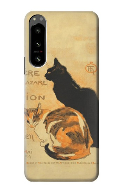 S3229 Vintage Cat Poster Case For Sony Xperia 5 IV