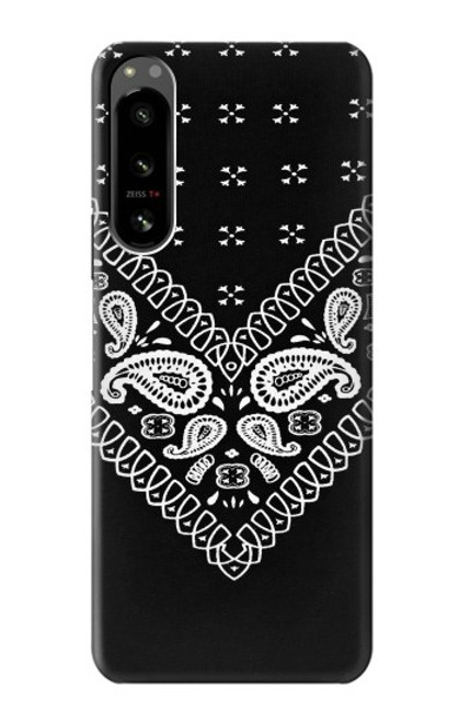 S3363 Bandana Black Pattern Case For Sony Xperia 5 IV