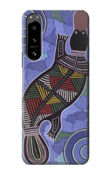 S3387 Platypus Australian Aboriginal Art Case For Sony Xperia 5 IV