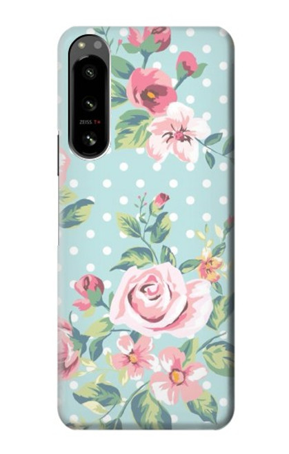 S3494 Vintage Rose Polka Dot Case For Sony Xperia 5 IV