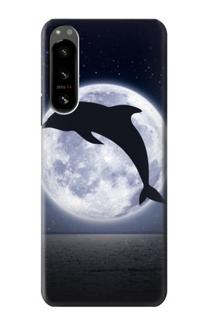 S3510 Dolphin Moon Night Case For Sony Xperia 5 IV