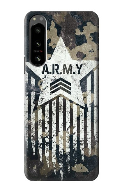 S3666 Army Camo Camouflage Case For Sony Xperia 5 IV