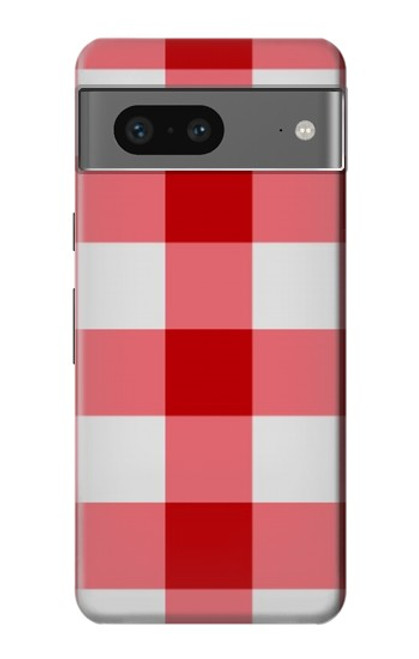 S3535 Red Gingham Case For Google Pixel 7