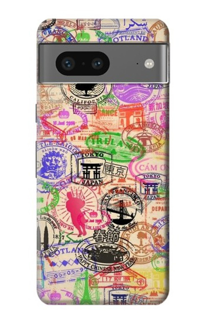 S3904 Travel Stamps Case For Google Pixel 7