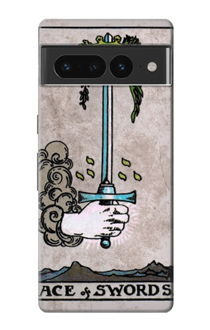 S2482 Tarot Card Ace of Swords Case For Google Pixel 7 Pro