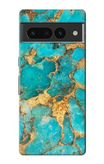 S2906 Aqua Turquoise Stone Case For Google Pixel 7 Pro