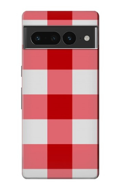 S3535 Red Gingham Case For Google Pixel 7 Pro