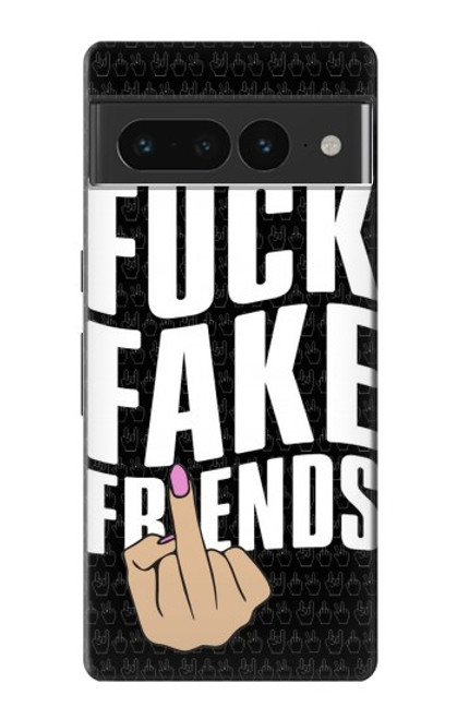 S3598 Middle Finger Fuck Fake Friend Case For Google Pixel 7 Pro