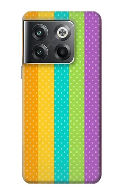 S3678 Colorful Rainbow Vertical Case For OnePlus Ace Pro