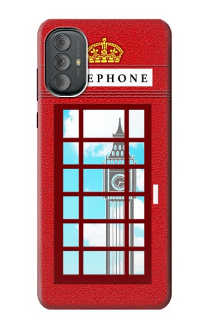 S2059 England British Telephone Box Minimalist Case For Motorola Moto G Power 2022, G Play 2023