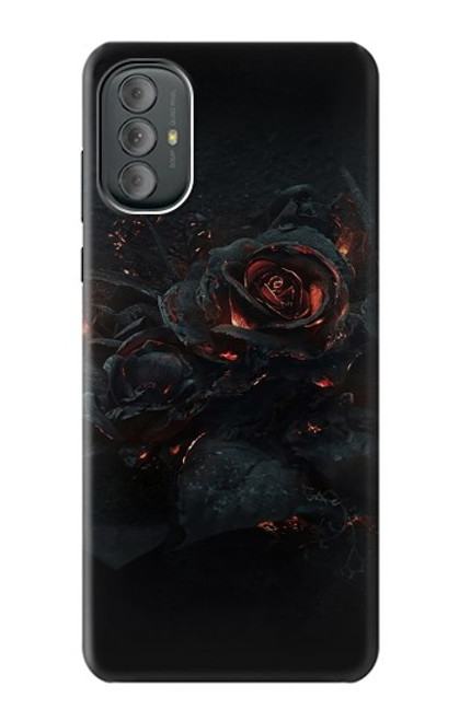 S3672 Burned Rose Case For Motorola Moto G Power 2022, G Play 2023