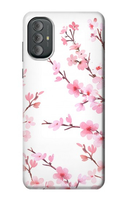 S3707 Pink Cherry Blossom Spring Flower Case For Motorola Moto G Power 2022, G Play 2023