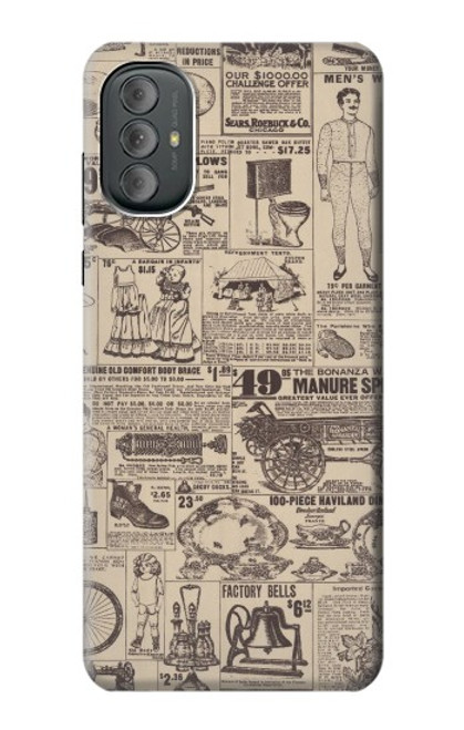 S3819 Retro Vintage Paper Case For Motorola Moto G Power 2022, G Play 2023