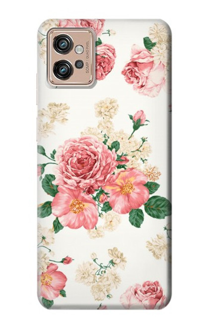 S1859 Rose Pattern Case For Motorola Moto G32