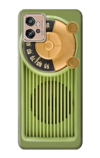 S2656 Vintage Bakelite Radio Green Case For Motorola Moto G32