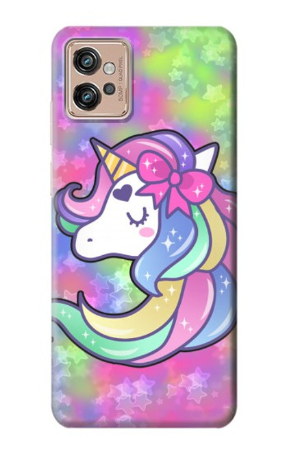 S3264 Pastel Unicorn Case For Motorola Moto G32