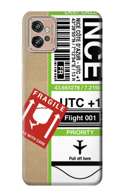 S3543 Luggage Tag Art Case For Motorola Moto G32