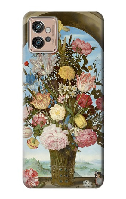 S3749 Vase of Flowers Case For Motorola Moto G32