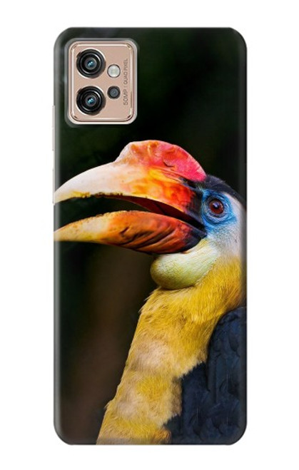 S3876 Colorful Hornbill Case For Motorola Moto G32