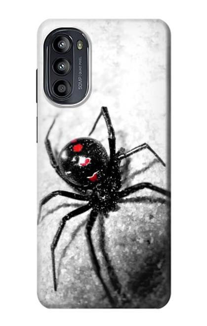 S2386 Black Widow Spider Case For Motorola Moto G52, G82 5G
