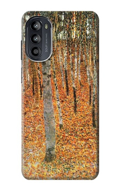 S3380 Gustav Klimt Birch Forest Case For Motorola Moto G52, G82 5G