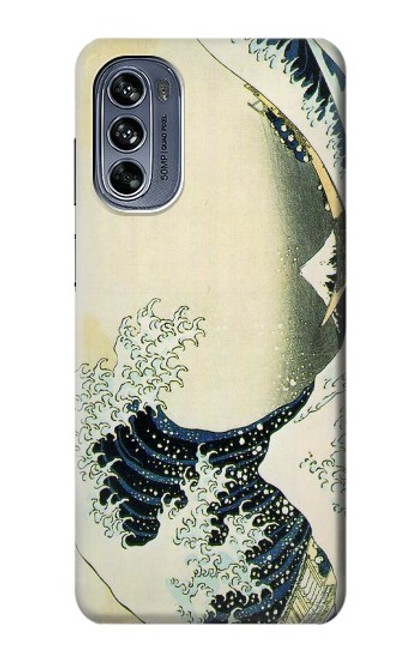 S1040 Hokusai The Great Wave of Kanagawa Case For Motorola Moto G62 5G