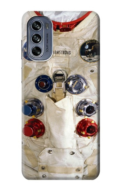 S2639 Neil Armstrong White Astronaut Space Suit Case For Motorola Moto G62 5G