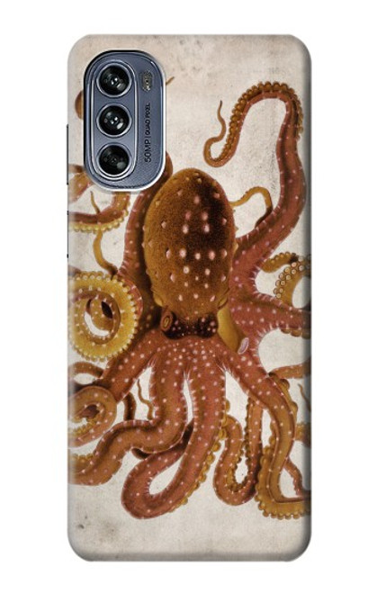 S2801 Vintage Octopus Case For Motorola Moto G62 5G