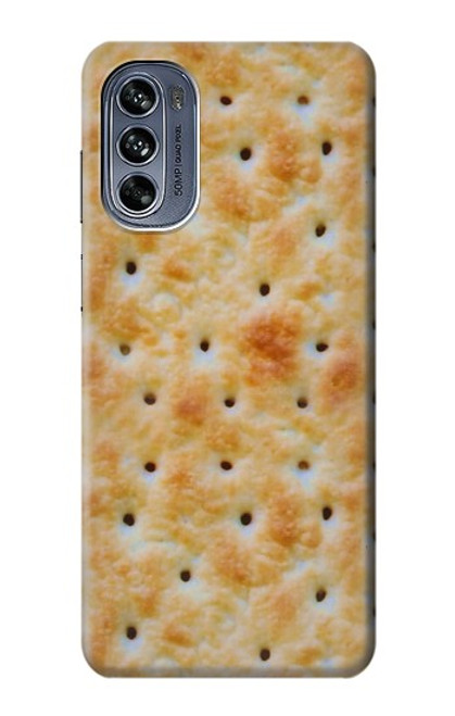 S2987 Cream Cracker Biscuits Case For Motorola Moto G62 5G