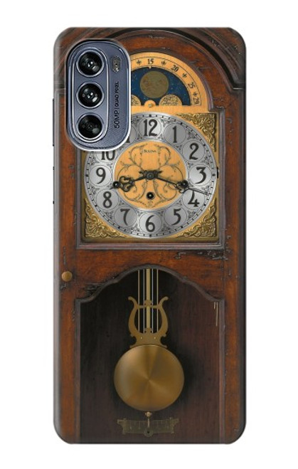 S3173 Grandfather Clock Antique Wall Clock Case For Motorola Moto G62 5G