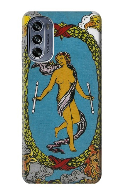 S3746 Tarot Card The World Case For Motorola Moto G62 5G