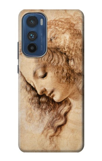 S1045 Leonardo da Vinci Woman's Head Case For Motorola Edge 30