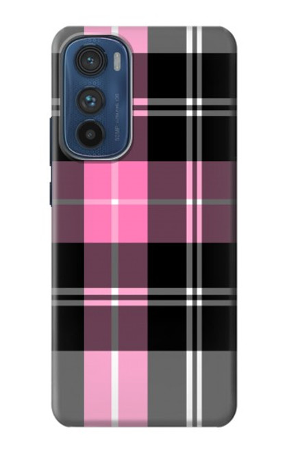 S3091 Pink Plaid Pattern Case For Motorola Edge 30