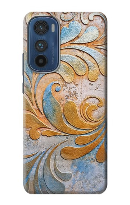 S3875 Canvas Vintage Rugs Case For Motorola Edge 30