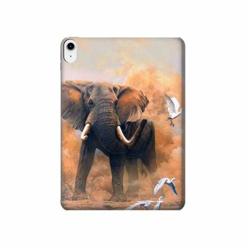 S1292 Dusty Elephant Egrets Hard Case For iPad 10.9 (2022)
